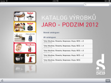 You can download multiple catalogs, so you have to choose which one to display.